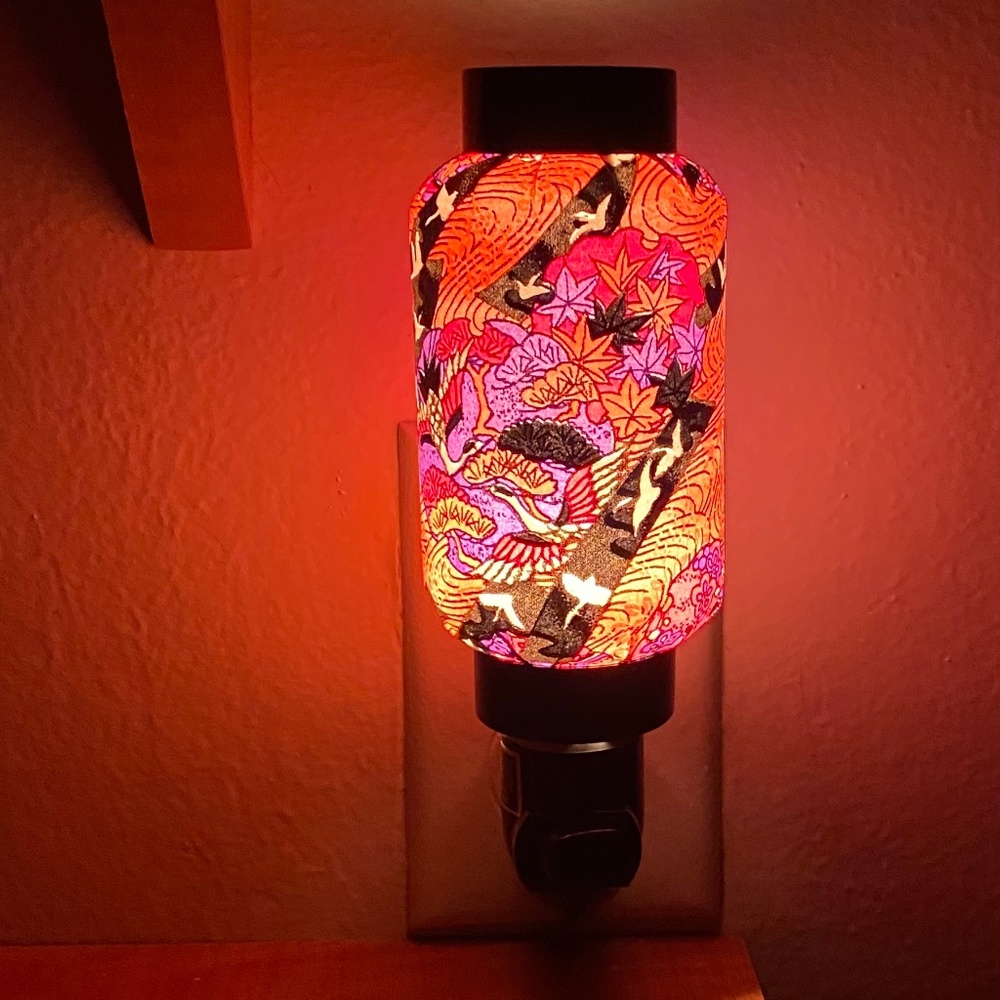 Oriental Japanese Washi Night Light Lamp Candle Home Deco…
